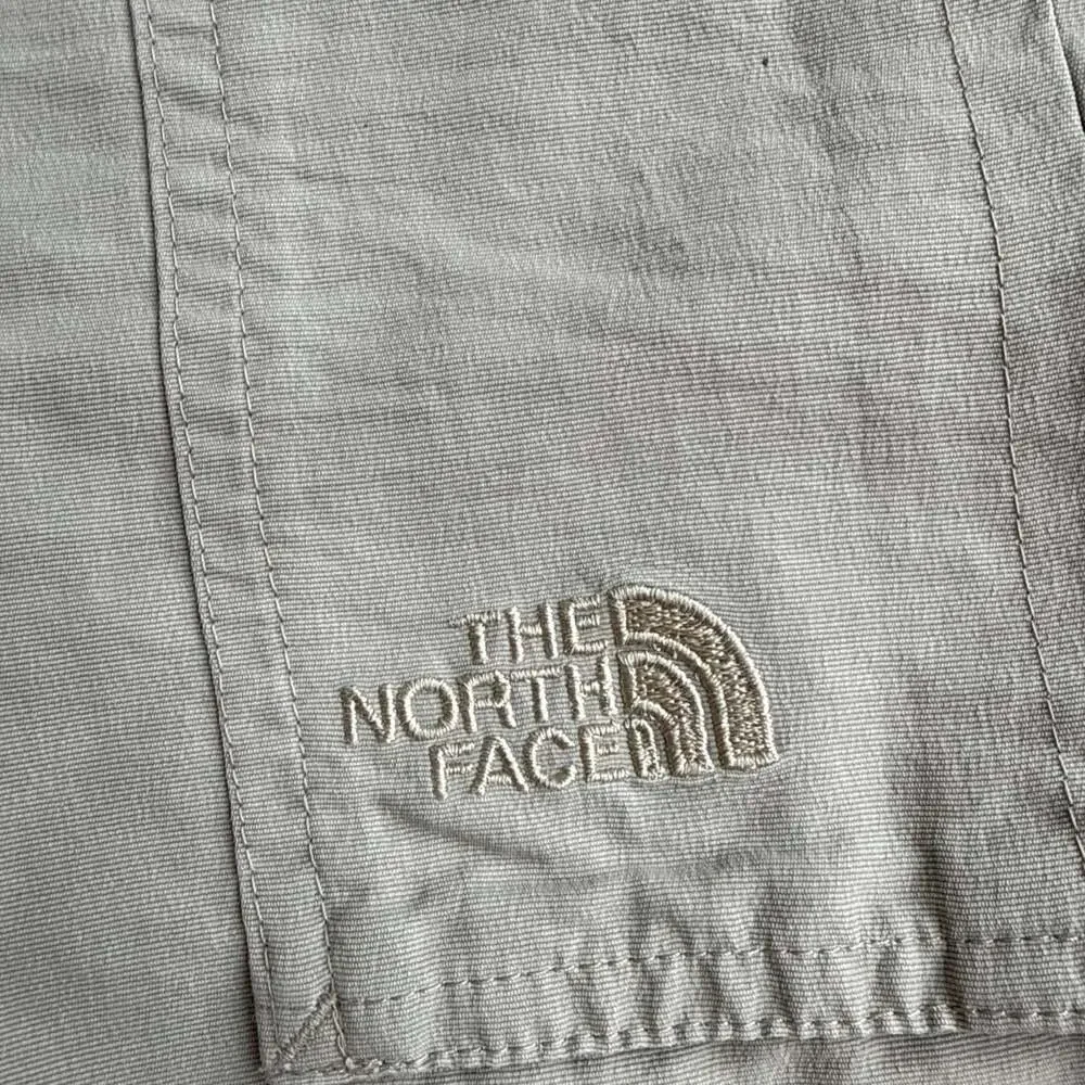 North Face Cargo Shorts Men M Khaki Tan Nylon Belted Hiking Outdoors Camp 9”